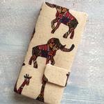 ☆bupastic様専用☆　手帳型iPhoneケース for 5s 〜サバンナ〜