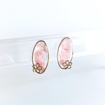 春色レジン✨ノンホールピアス