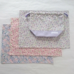 【mina37a様専用】ラベンダー花柄 お弁当袋&ランチョンマット 4点セット