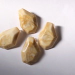 ☆SALE☆《pierce限定》【beige】marble stone pierce