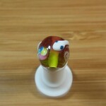 蛇　白蛇のとんぼ玉　あけぼの