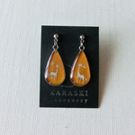〈order〉雫ピアス20/三日月とキリン