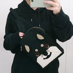 黒柴ボディバッグ