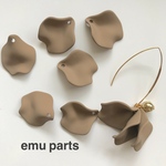 matte brown花びらparts6p