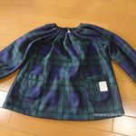 ♥SALE 20％OFF♥3000円→2400円　男の子用　フリーススモック　(ブラックウォッチ柄)　１２０サイズ