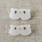 43.す き しろくまブローチ