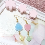 トランプマーク4色ピアス♡