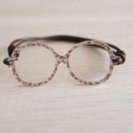 ひょう柄めがねM