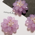 ぷくぷく　Flower bijou パープル