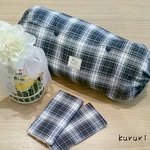 【抱っこ紐カバー、よだれパッドセット】タータンチェック