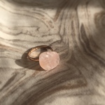 天然石 リング ローズクォーツ