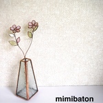 【再販】⚫︎受注制作⚫︎ mimibaton ステンドグラス＊桜＊