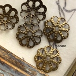 【20個✴︎6mm】キャップ✴︎《アンティークゴールド》