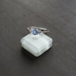 カイヤナイト　フラワーCZリング　SILVER925