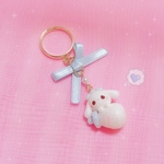 ばぶしゅがうさ🍼ゆらゆらリング🐰水色