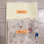 ダブルガーゼの端切れセット