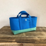 【y様専用】帆布でほっこりミニトート横長 order作品