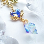 ハートウィングと秘密の花畑鉱石☆夜空☆ファンタジー