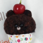 🌨️雪の日特価のクマフィン🍒