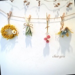  mini*＊ フラワー ガーランド ＊* ミモザ spring