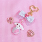 しゅがうさアイスキーホルダー🐰サックス×ピンク