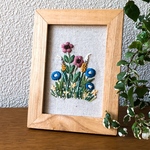  champ de fleurs  刺繍額