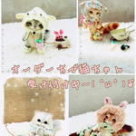 オーダーメイド羊毛フェルト猫