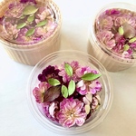 値下げ❤【ꫛꫀꪝ✧‧˚】 2018年度産❤️ミニバラ　薔薇　ピンク　ドライフラワーアソート(小パック) 