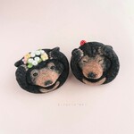 恋するマレーグマのブローチ