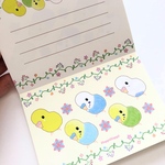 HappiHappi オリジナルメモ帳セキセイインコ