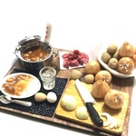 hand  made ミニチュア  ドールハウス      おばちゃんのカレーライス