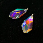 虹の結晶 ビビッドティアドロップ ペア ピアス/イヤリング VD-240