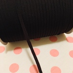 ウーリースピンテープ（マスクゴム）濃いこげ茶5m