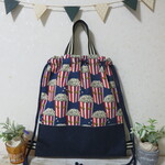 ☆オーダー品☆　ポップコーンナップザック・巾着袋　入園入学