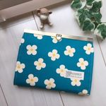 たっぷり入る♪レトロころころフラワー母子手帳・マルチケース・直線口金