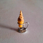 ミニチュア スイーツ 喫茶店 ソフトクリーム チョコ 食品サンプル