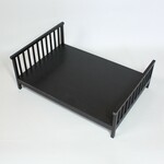 【受注生産品】黒色 ダブルベッド　27～30cmドールサイズ適応