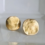 真鍮イヤリング・ピアス「Circle」large