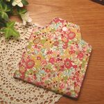 【再々販】仮置きマスクケース　花(ピンク)3