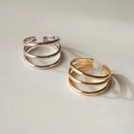 イヤーカフ／決まるレイヤードスタイル／片耳イヤーカフ