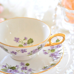 スミレのカップ＆ソーサー