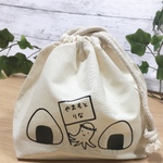 タコさんウインナーのお名前入りお弁当用巾着
