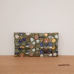マスクケース ( フタつきタイプ )　　　* Flower harvest　col. moss green