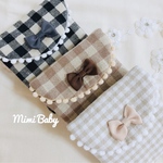 Baby＊accessory case♡お子様のヘアアクセサリー収納に♡シンプルポーチ＊選べるリボン＊