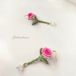 ピアス～薔薇（ピンク）