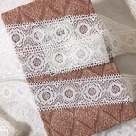 ＊再入荷＊1m 綺麗 花 フラワー ストレッチレースブレード クリーム BK200402 ハンドメイド 手芸 素材 材料 DIY