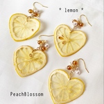 * lemon * レモンのピアス/イヤリング