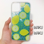 🍀レモン  グリッターケース  iPhone11   星   キラキラ