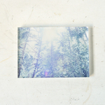 山の透けるアクリルパネル 14×10cm【八ヶ岳の雪光】 