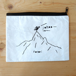 山のタイベックポーチ【ブラック】 